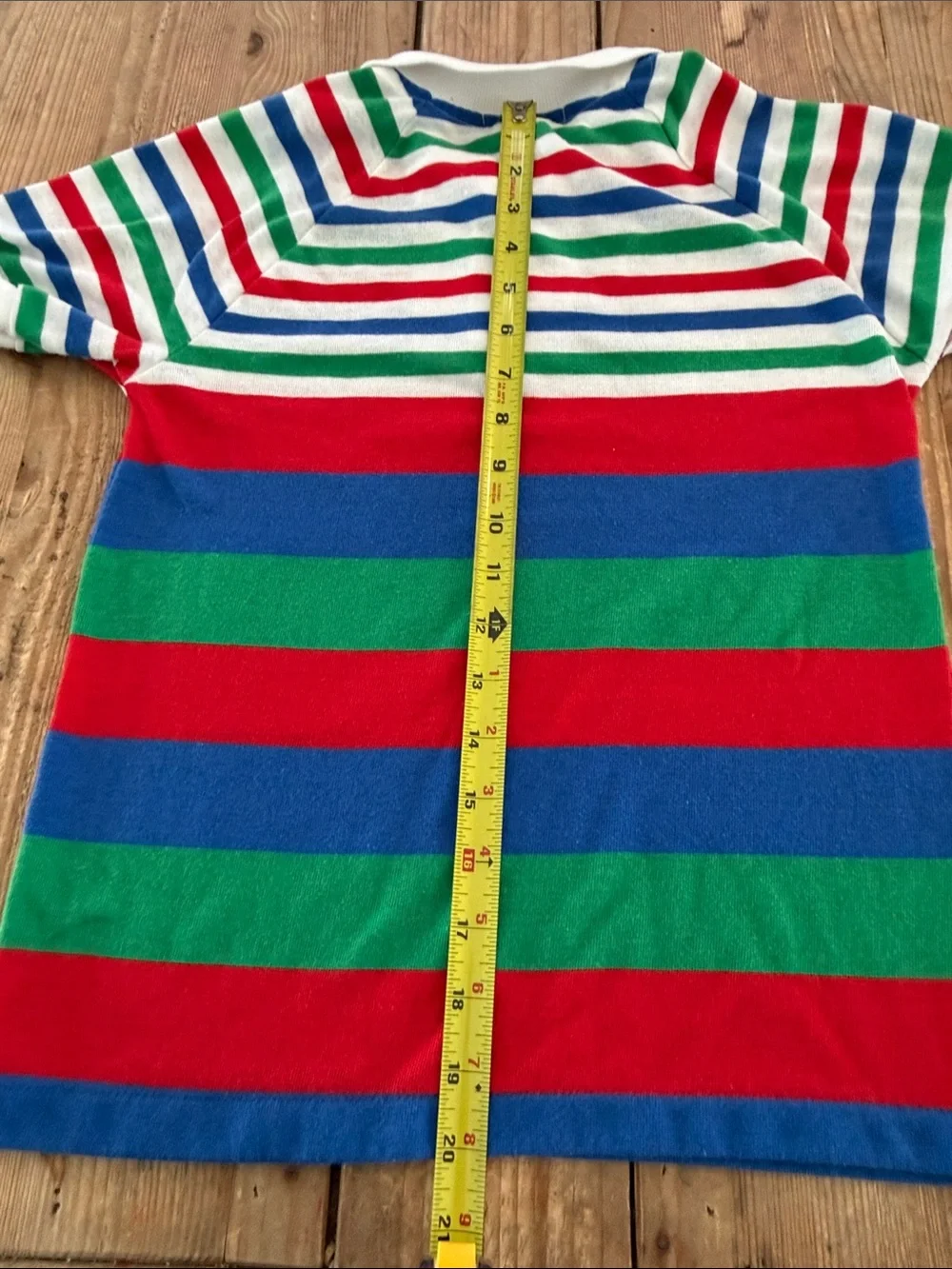 OshKosh B'gosh Red, Blue, Green & White Striped Polo